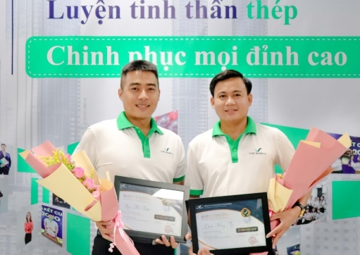 TRAO THƯỞNG CÁC CHIẾN BINH XUẤT SẮC DỰ ÁN PHỐ CHỢ KHÂM ĐỨC 